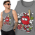 TANK TOP  ANIMOWANY  GARNET